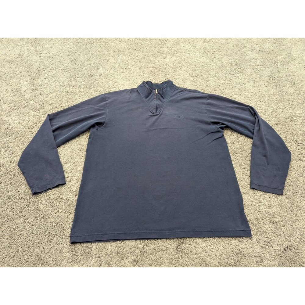 Vintage Patagonia Pullover Mens Large Sweater 1/4 Zip Long Sleeve Blue